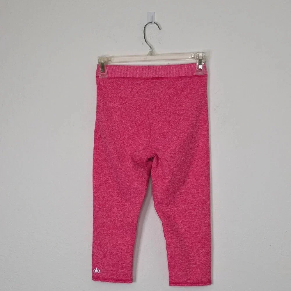 Alo Yoga Leggings Crop Sz XS Mid Rise Gym Workout Sporty Athleisure